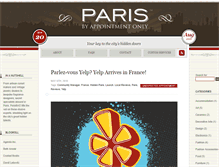 Tablet Screenshot of parisbao.com